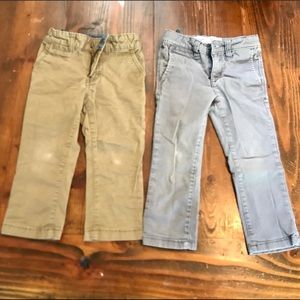 Toddler chinos - 2 pairs, Old Navy and Cat & Jack